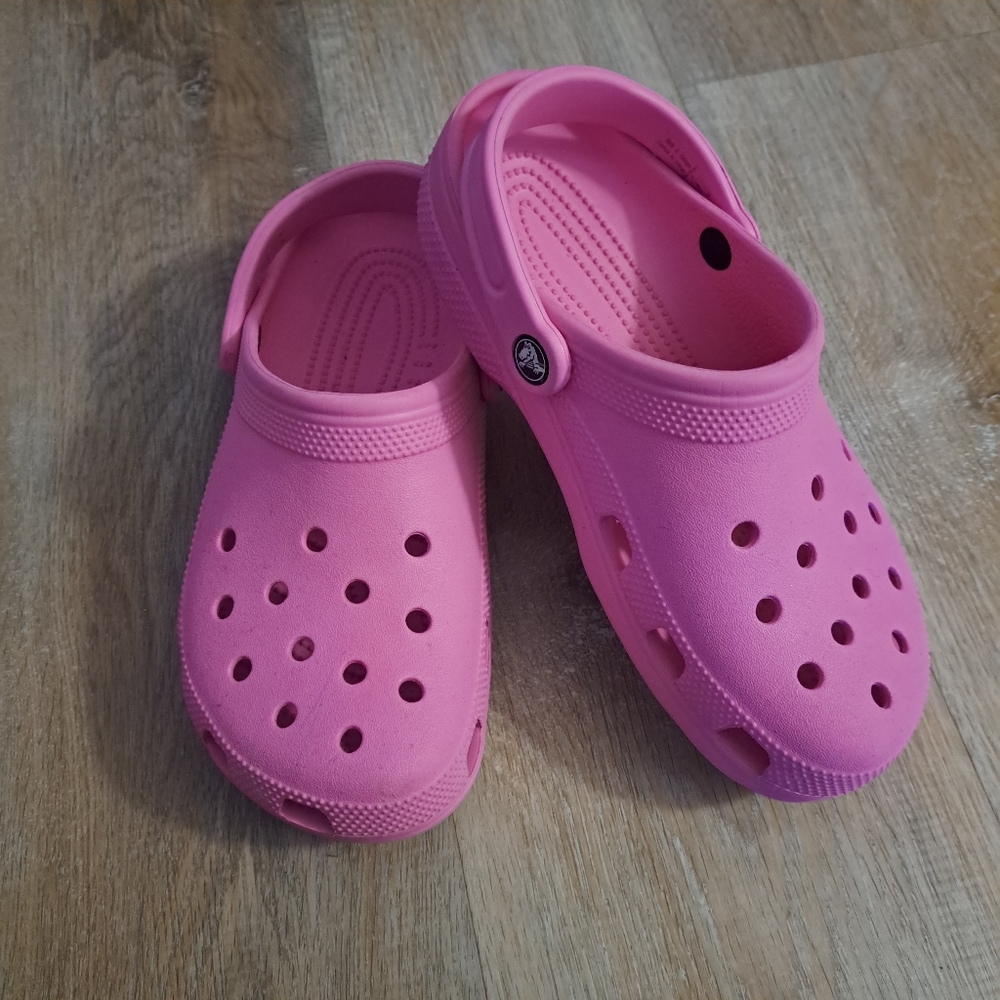 CROCS Classic Clogs Pink Junior/Youth Size J6